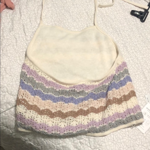 Knitted crop top - Picture 3 of 3